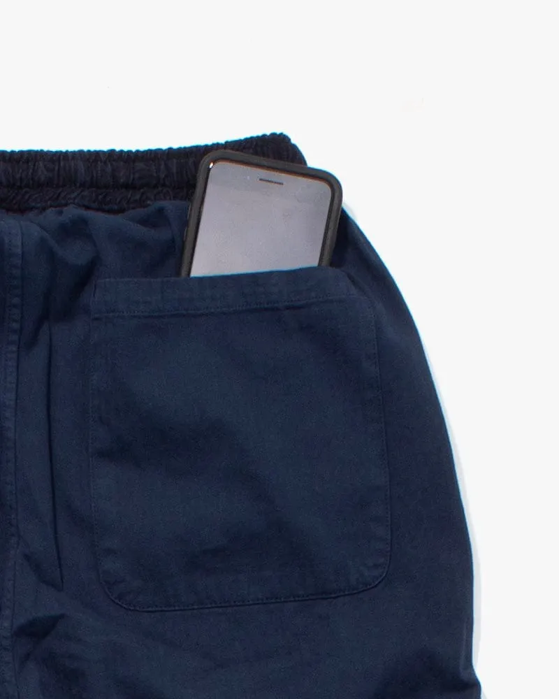 Kiriko Original Pants, Raku, Navy Nami