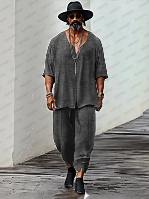 Leisure Modern Pullover Tee Set