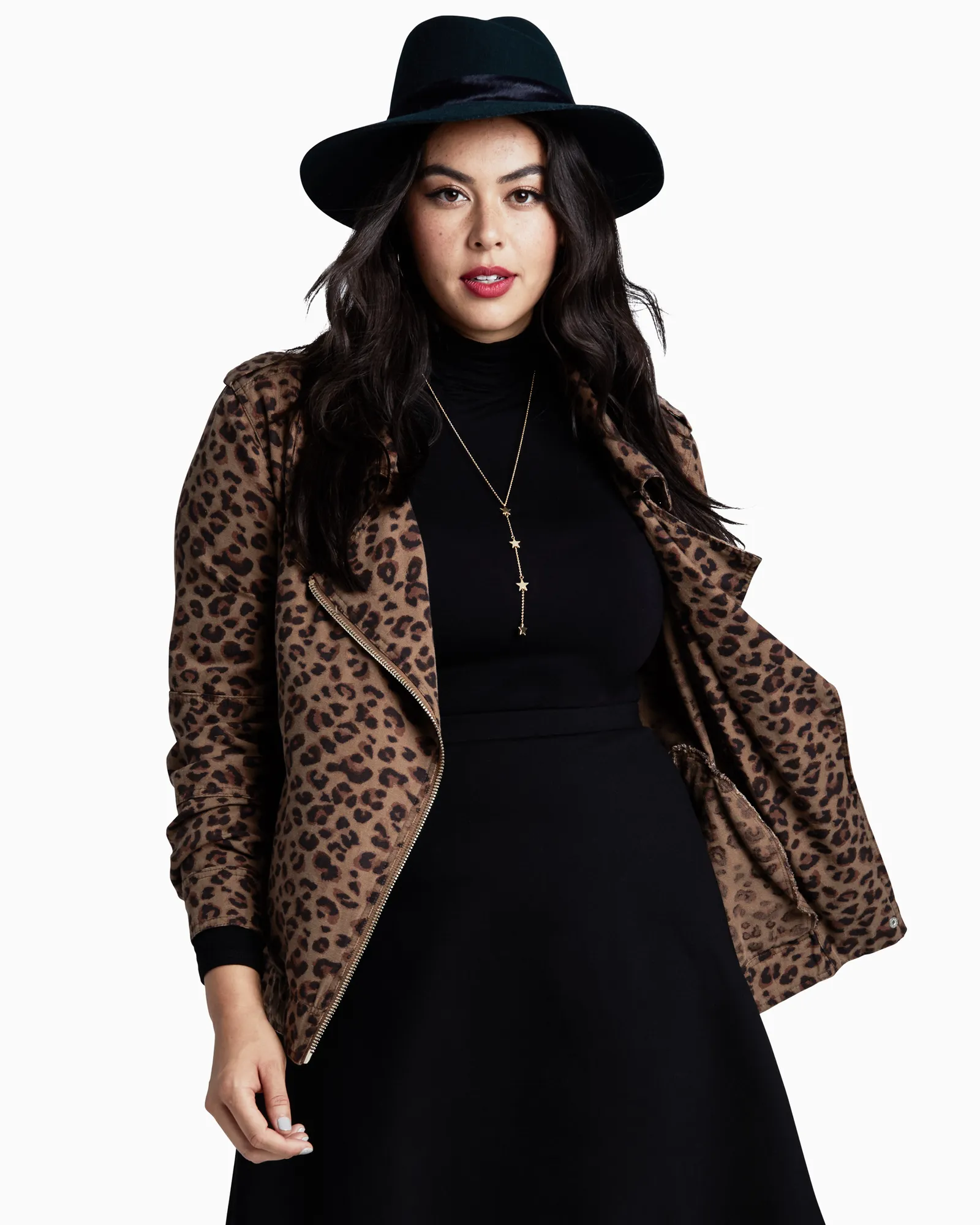 Leslie Moto Jacket | Tan / Black