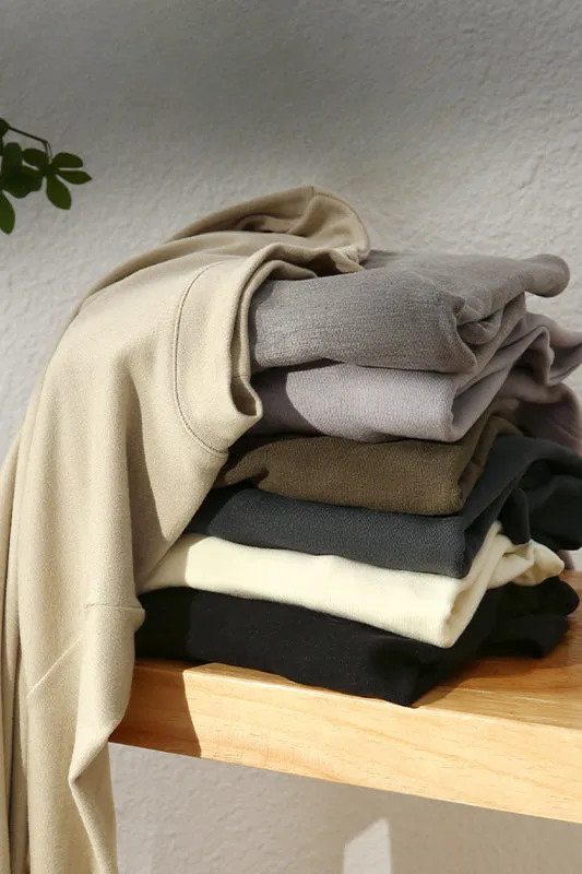 Lightweight Mock Neck Long Sleeve