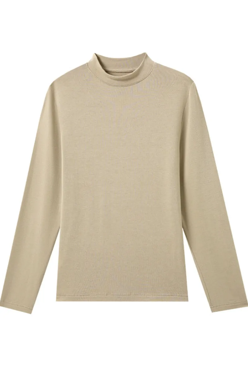 Lightweight Mock Neck Long Sleeve