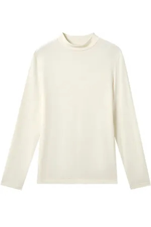Lightweight Mock Neck Long Sleeve