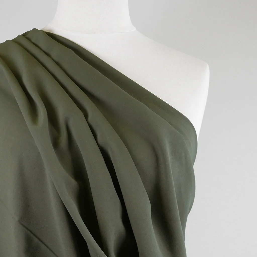 Madison - Sage Green Viscose Crepe Woven Fabric Sample