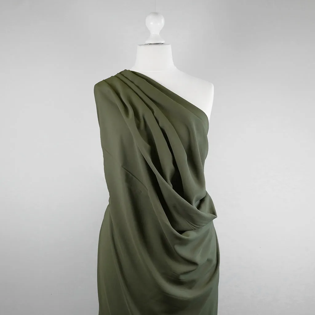 Madison - Sage Green Viscose Crepe Woven Fabric Sample