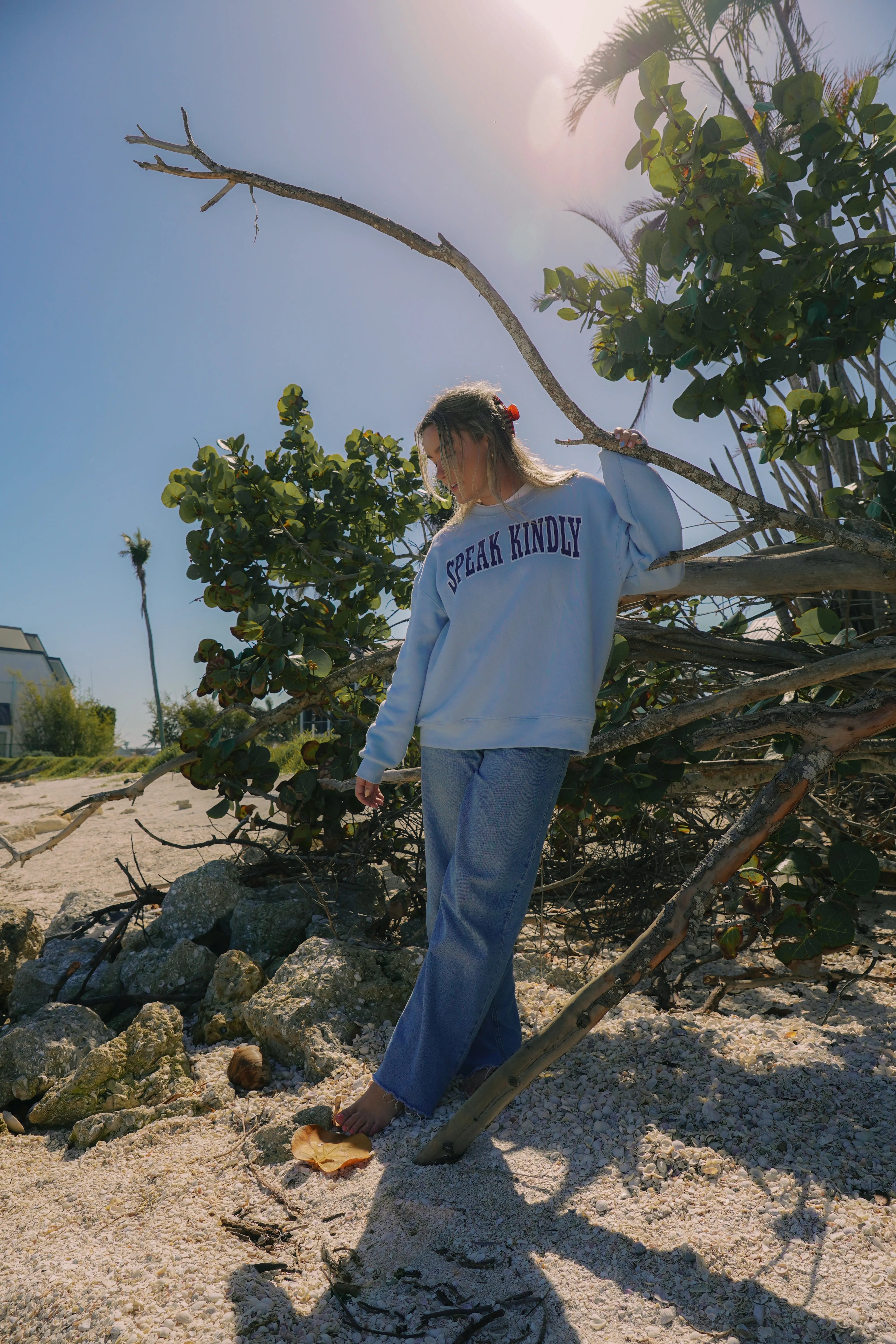 Mariposa Speak Kindly Crewneck