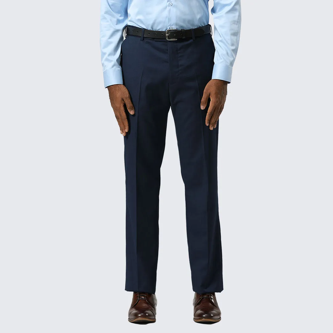 Mens Navy Dress Pants Modern Fit By Stacy Adams