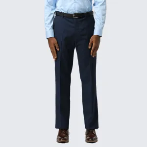 Mens Navy Dress Pants Modern Fit By Stacy Adams