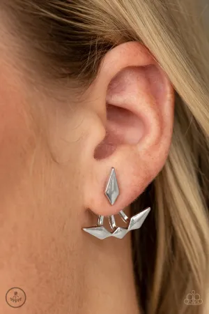 Metal Origami - Silver - Paparazzi Accessories