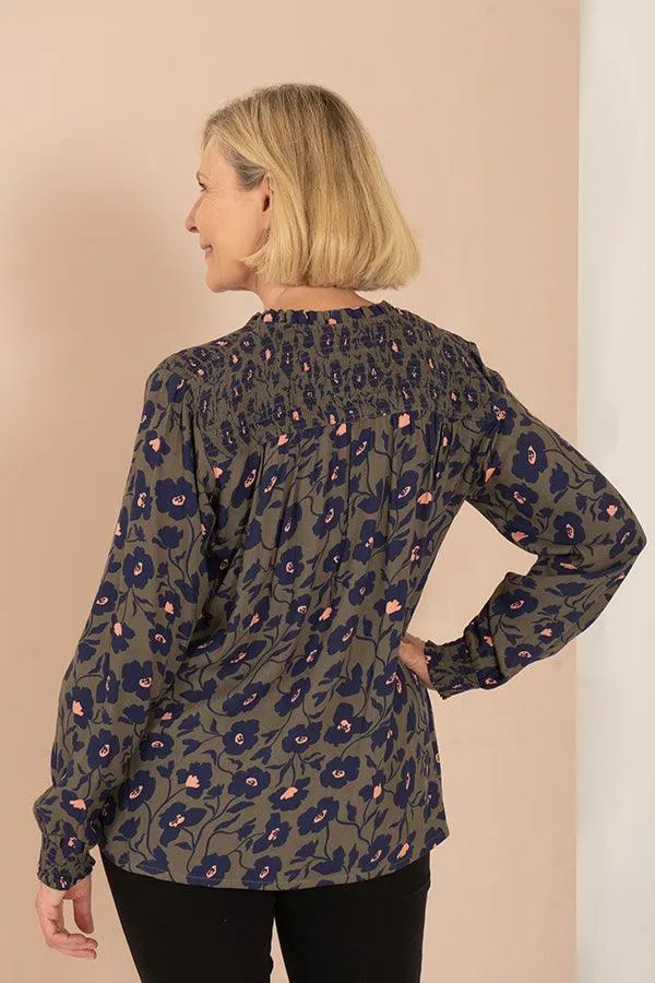 Midnight Bloom Blouse