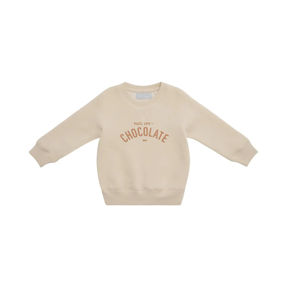 Mini Parade -  Vanilla Peace, Love & Chocolate Sweatshirt