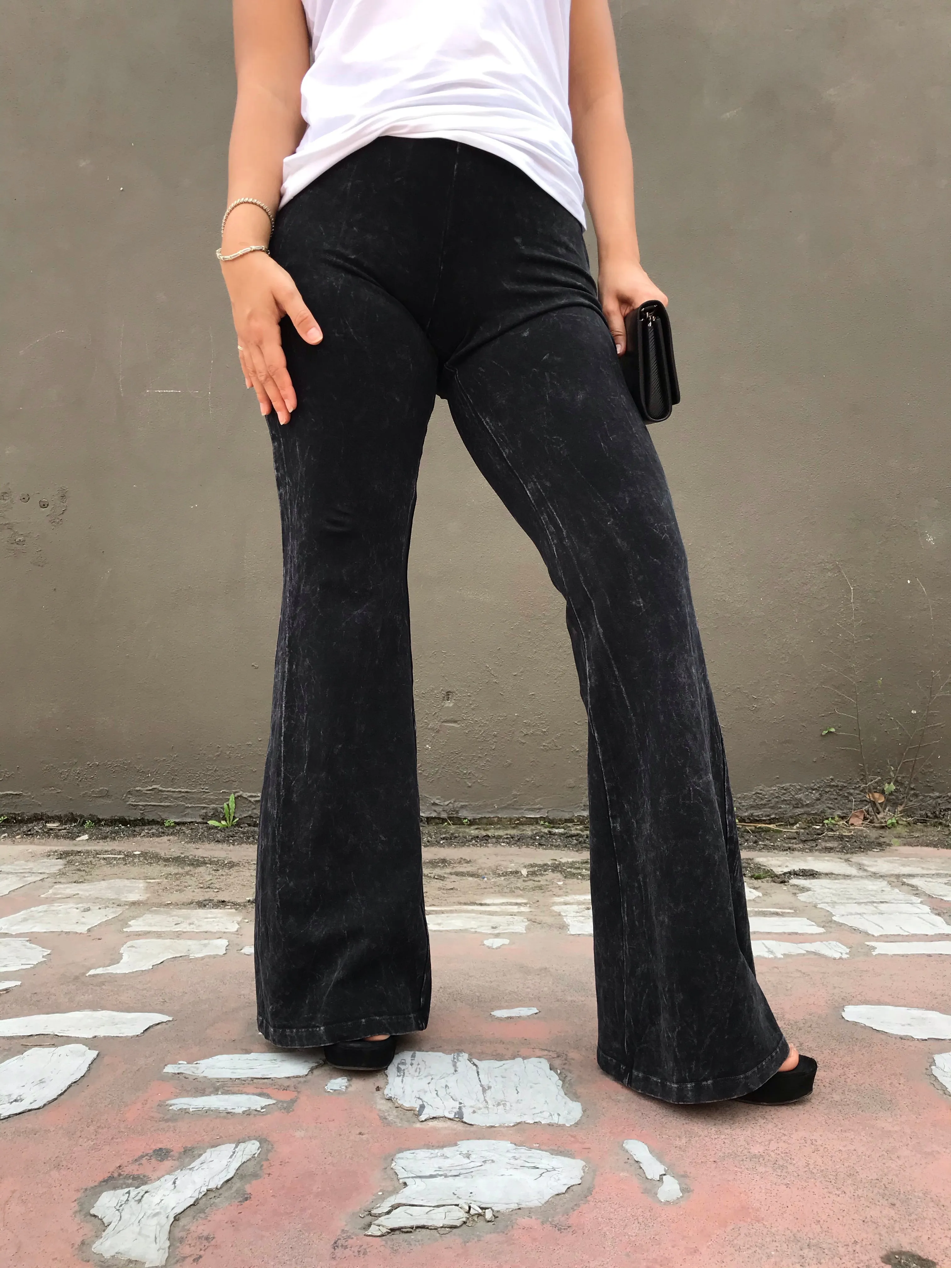 Modern Must Have | Black Bell Bottoms