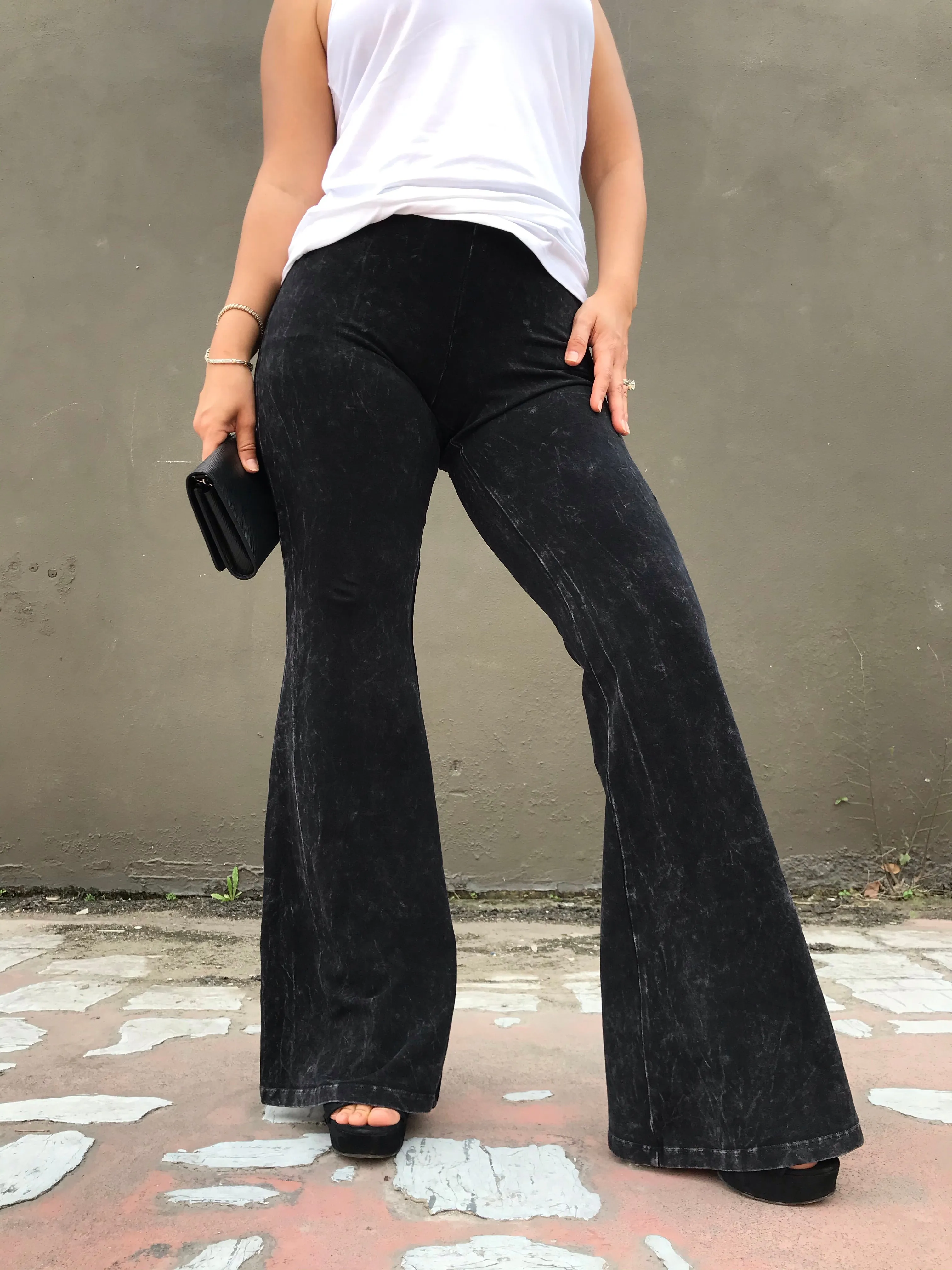 Modern Must Have | Black Bell Bottoms