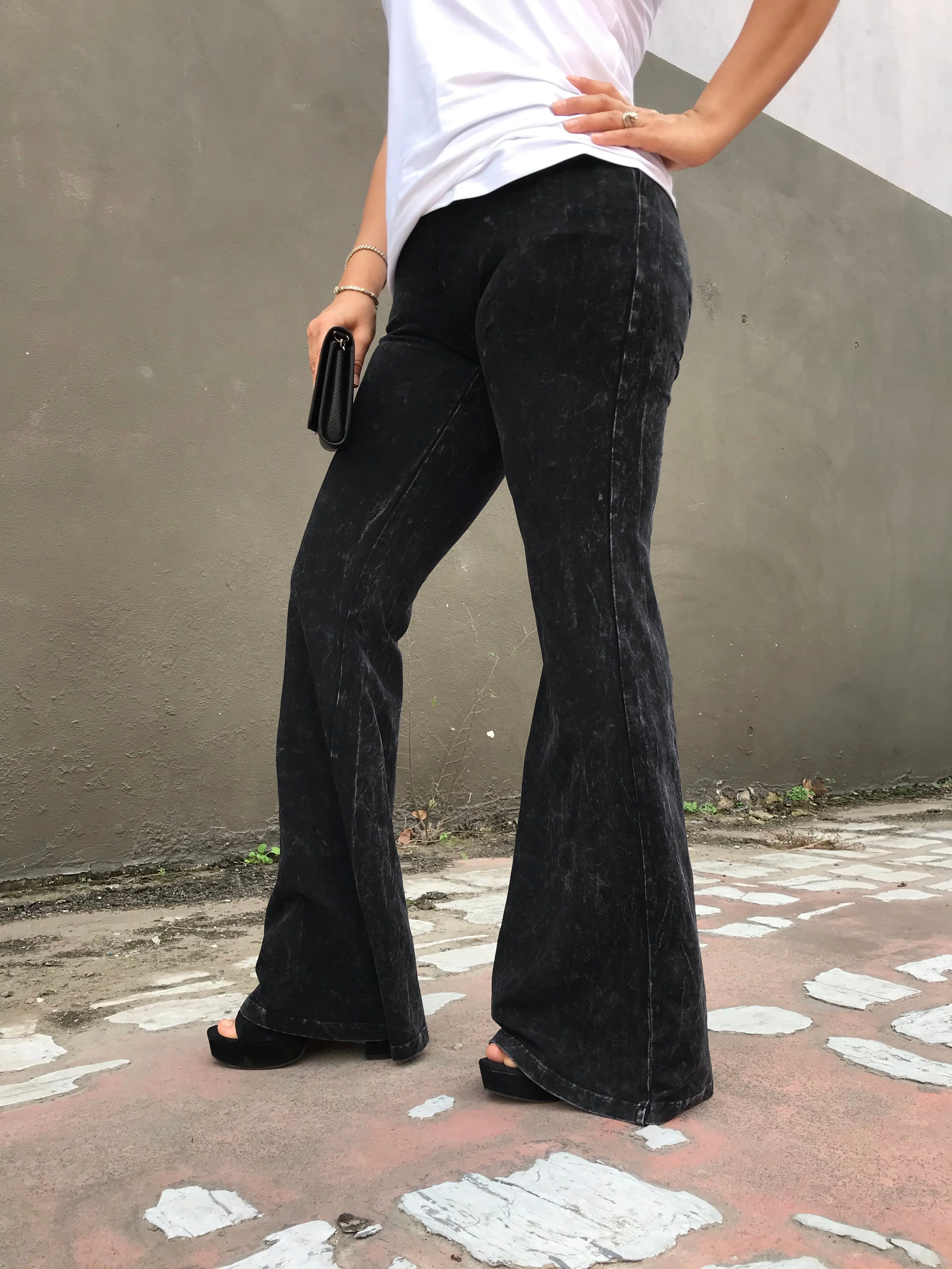 Modern Must Have | Black Bell Bottoms