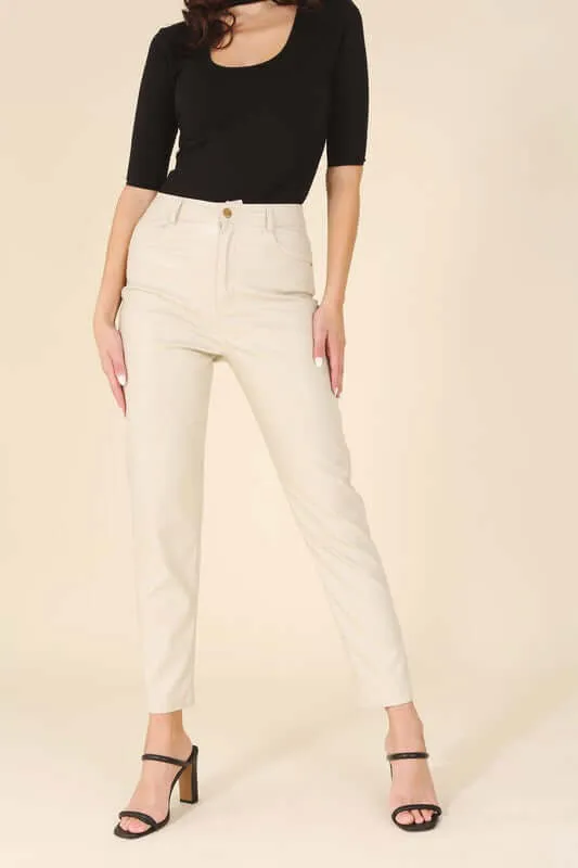 Modern Vegan Leather Pants
