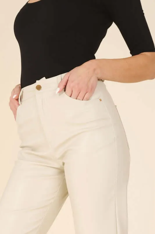 Modern Vegan Leather Pants