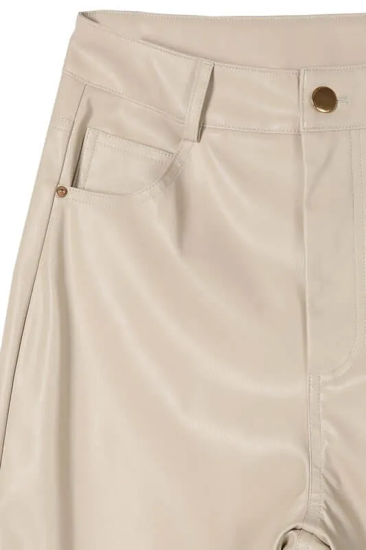 Modern Vegan Leather Pants