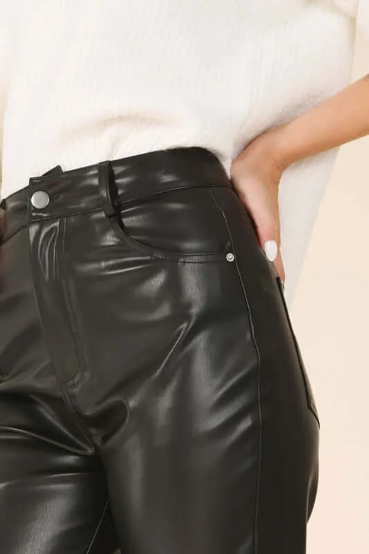 Modern Vegan Leather Pants
