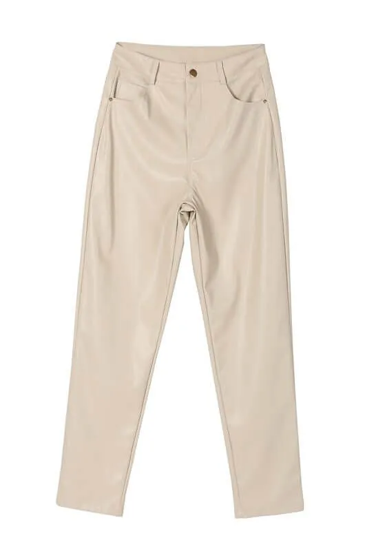 Modern Vegan Leather Pants