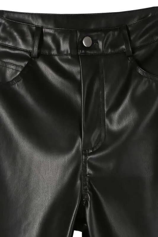 Modern Vegan Leather Pants