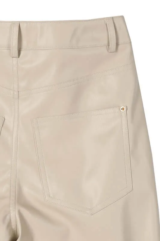 Modern Vegan Leather Pants
