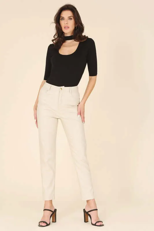 Modern Vegan Leather Pants