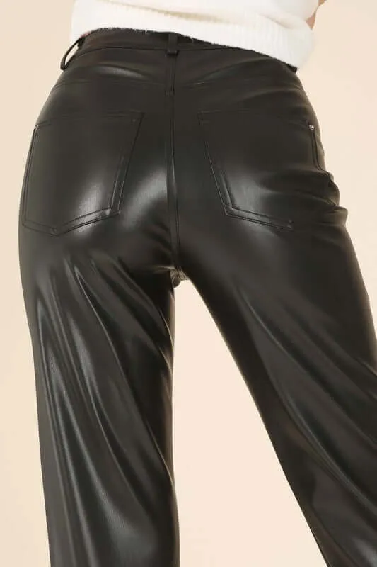 Modern Vegan Leather Pants