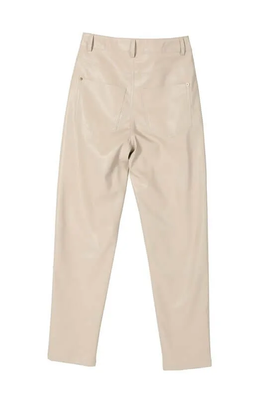Modern Vegan Leather Pants