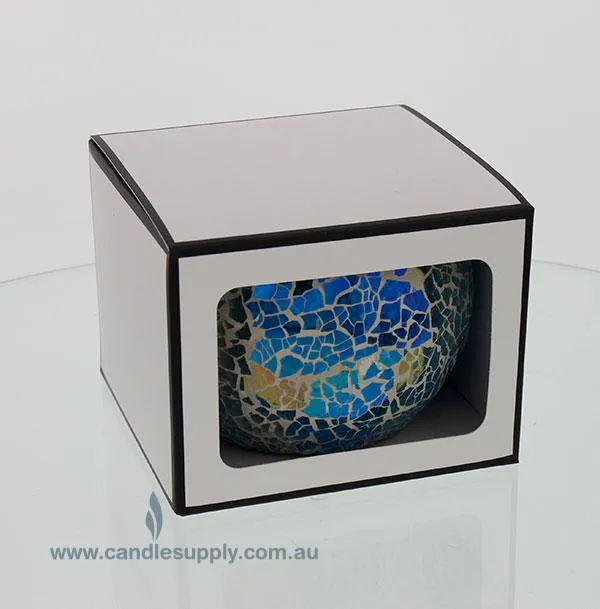 Mosaic - Gift Box - LARGE - WHITE/BLACK - WINDOW
