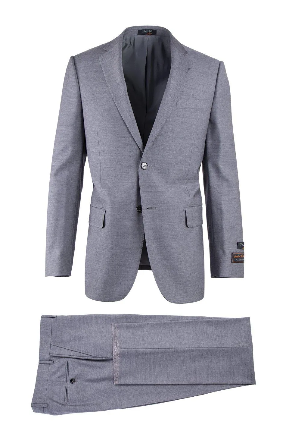 Novello Light Gray, Modern Fit Suit
