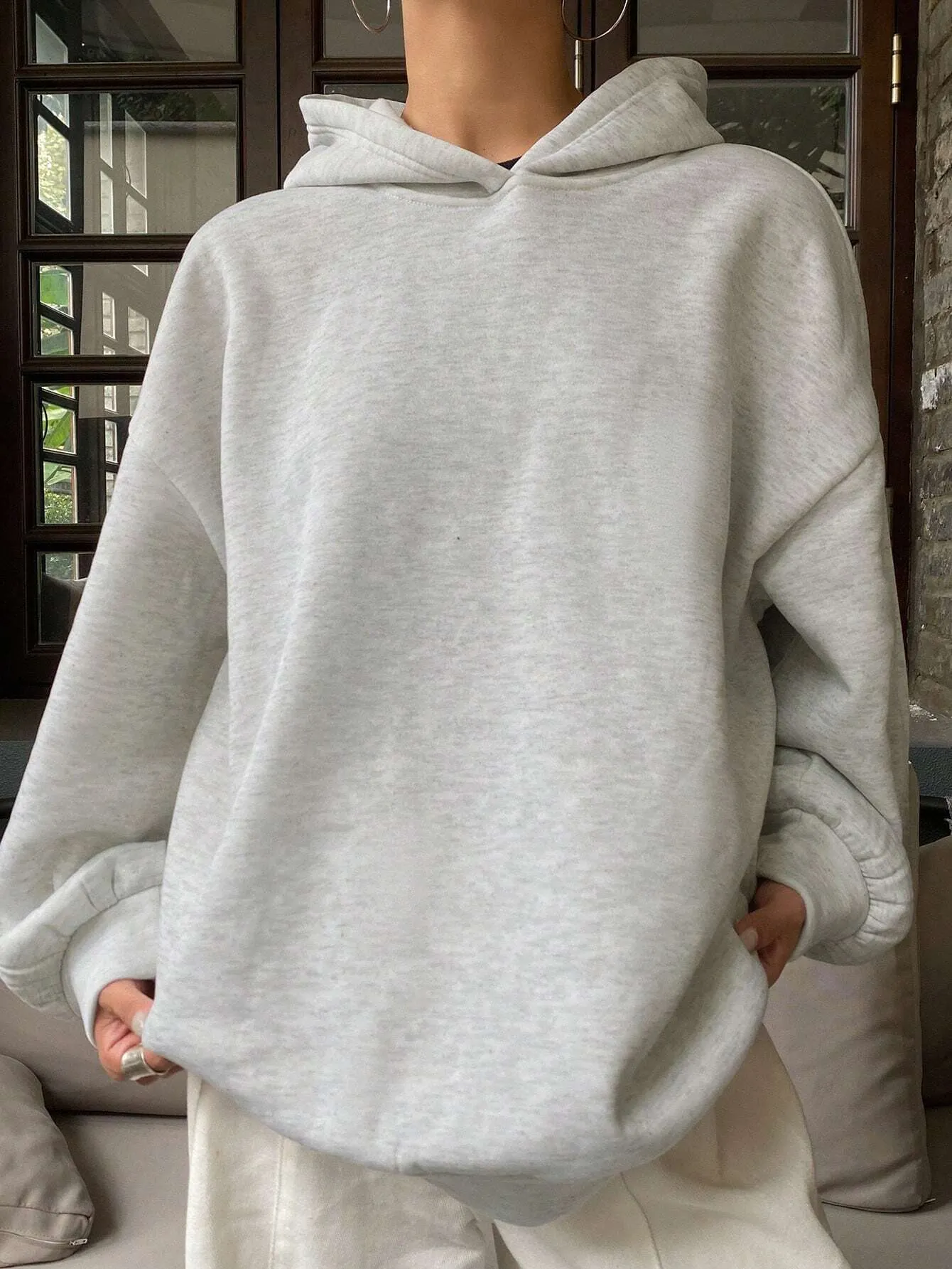 Oversized Hooded Sweatshirt – Casual Cozy Pullover