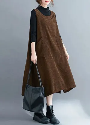 Pockets Patchwork Sweatshirts Dress