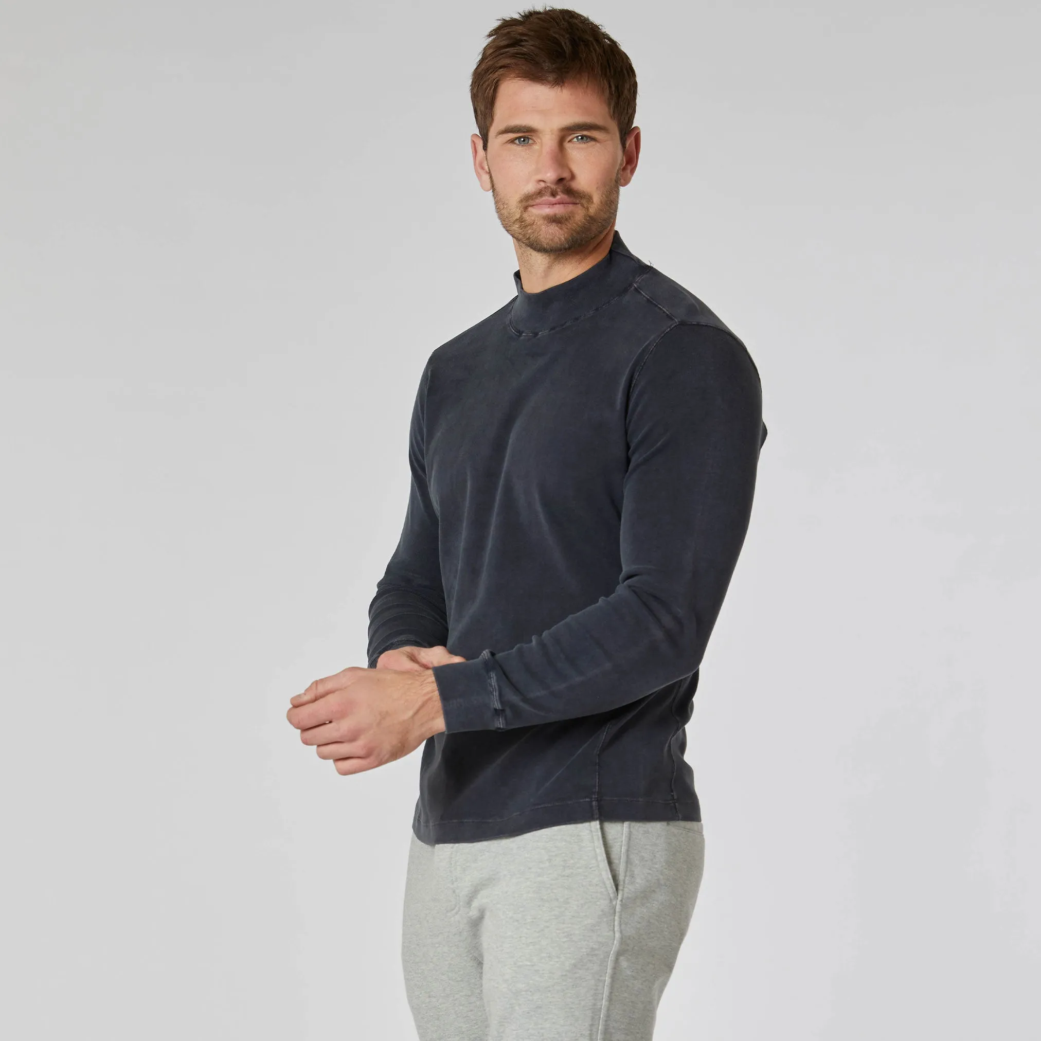 "Wilson" Long Sleeve Mock Neck Top