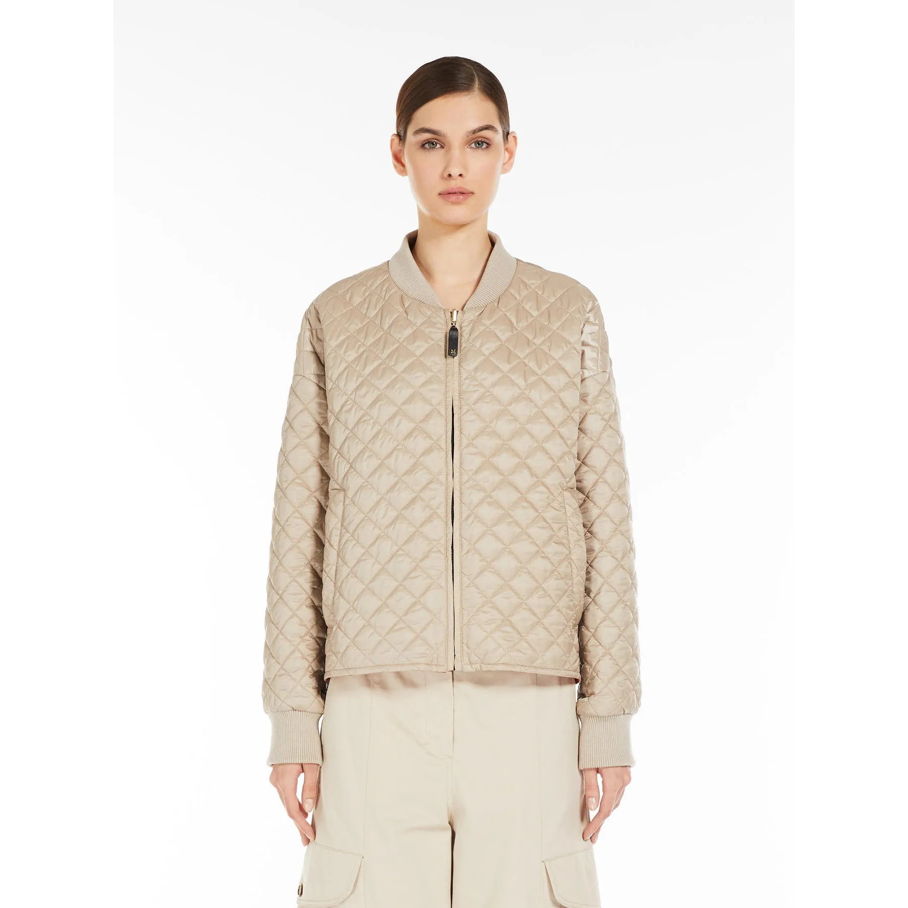 reversible padded bomber jacket