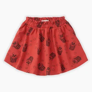 Skirt Popcorn Print