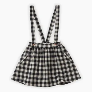 Skirt Salopette Block Check