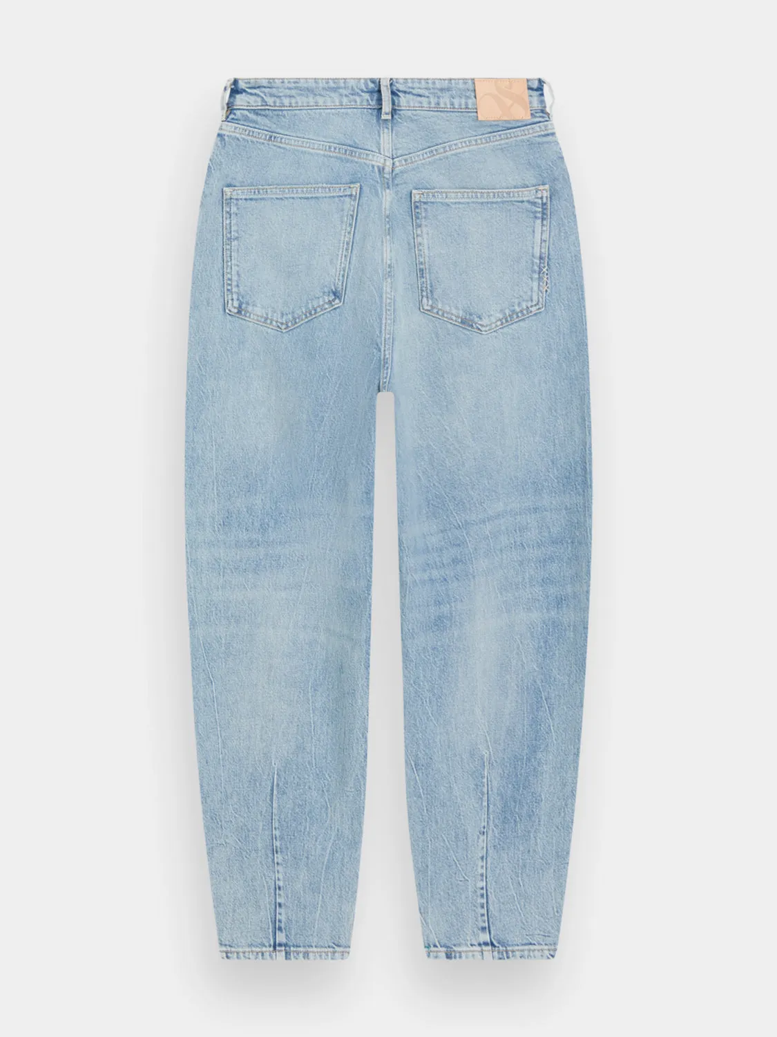 Tide high-rise balloon-fit jeans