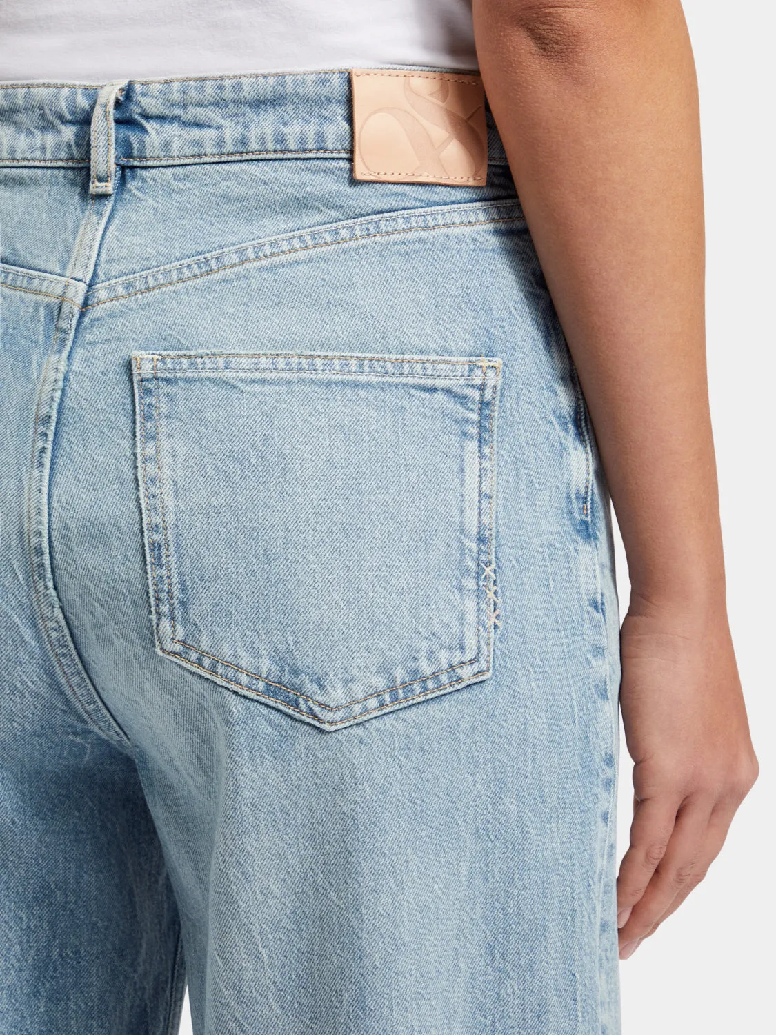 Tide high-rise balloon-fit jeans