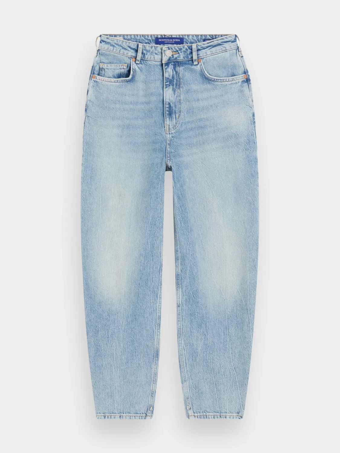 Tide high-rise balloon-fit jeans