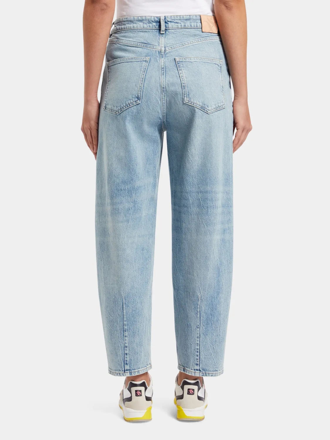Tide high-rise balloon-fit jeans