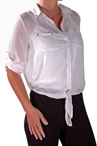 Tie Waist Blouse Shirt