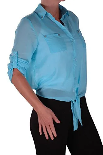 Tie Waist Blouse Shirt