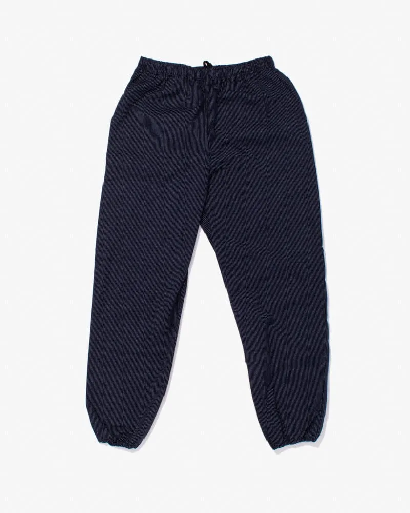 ToK Monpe Pants, Men's, Indigo with Thin Light Blue Shima