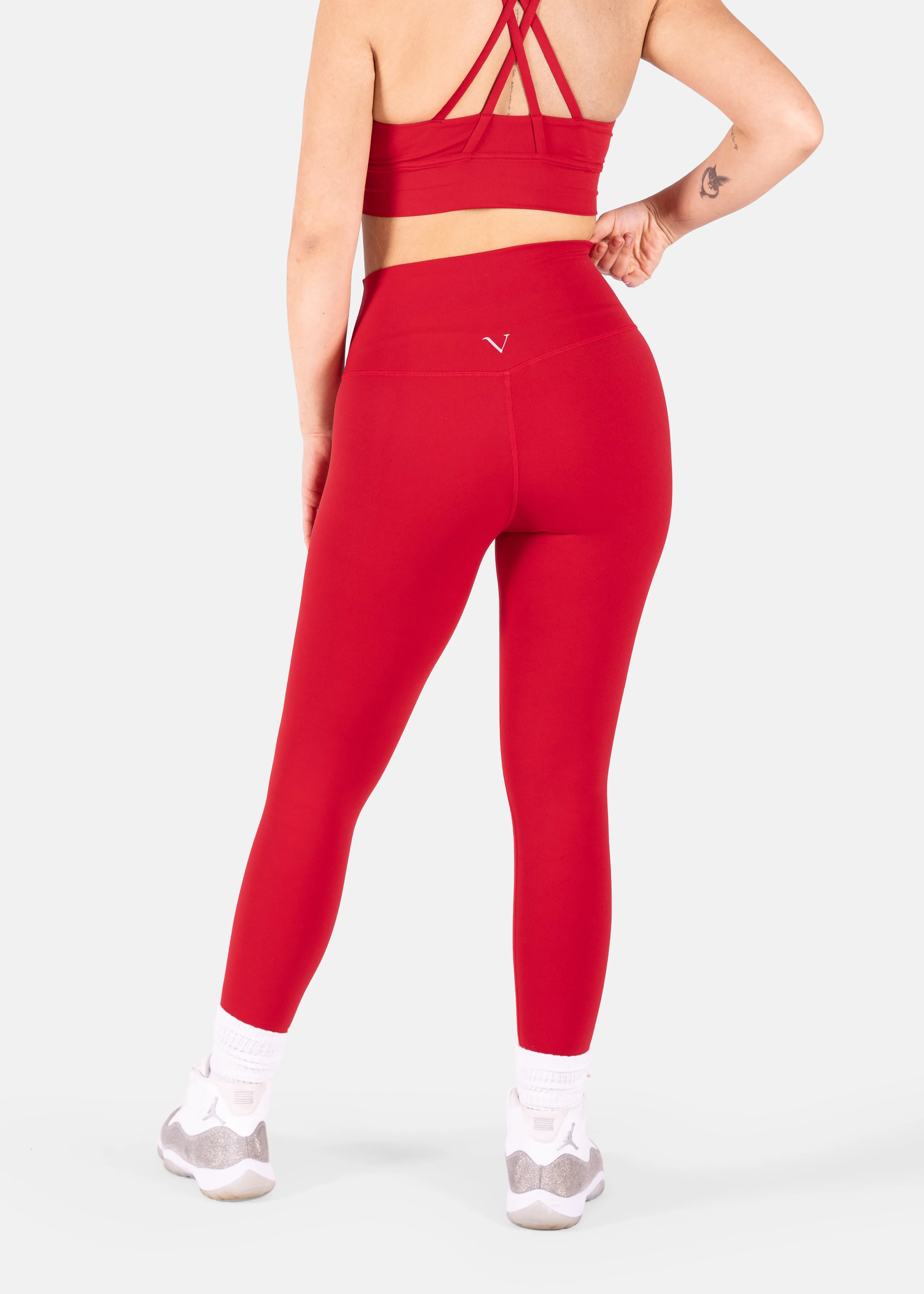 Ultra Flex Seamless Leggings Red
