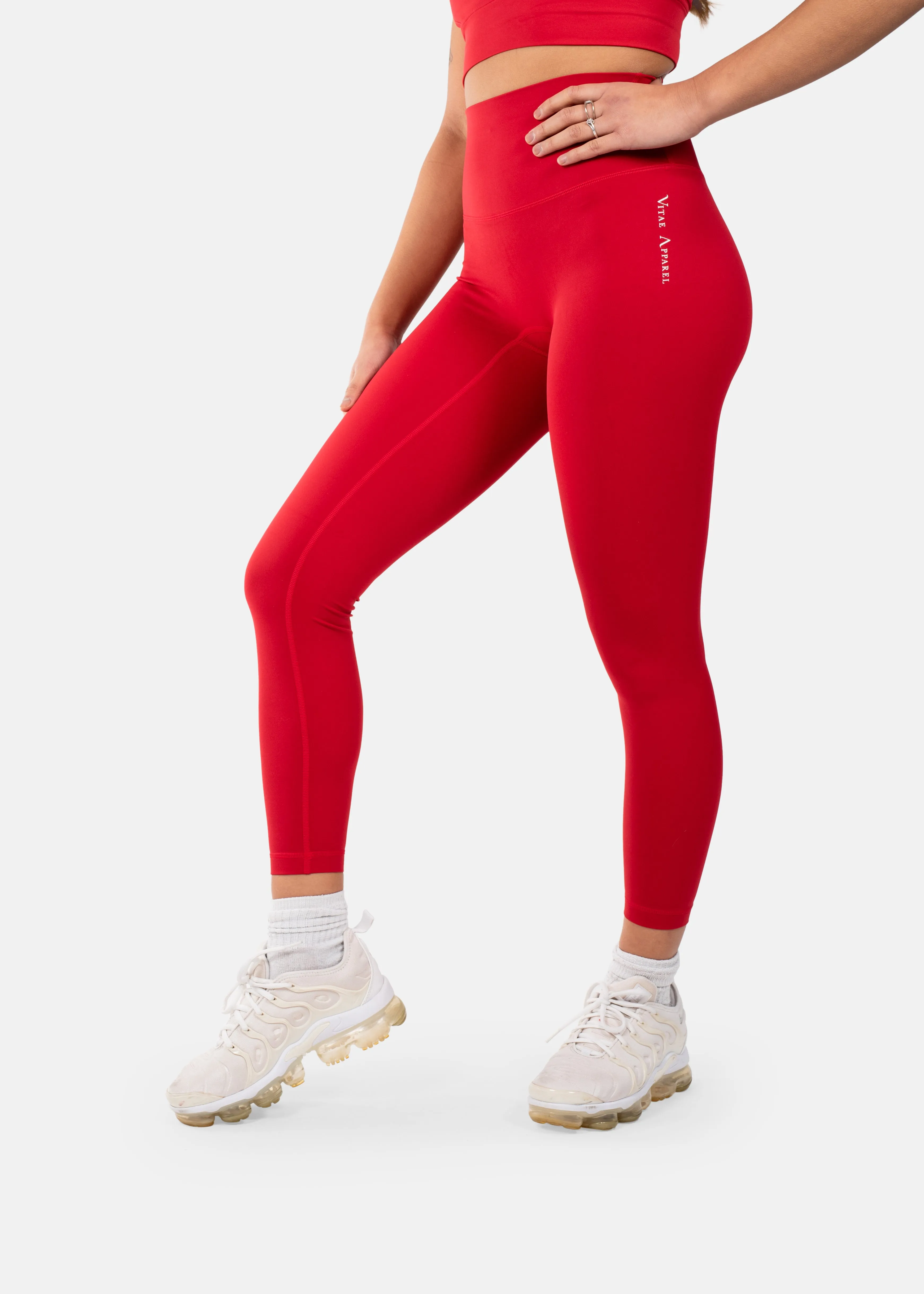 Ultra Flex Seamless Leggings Red