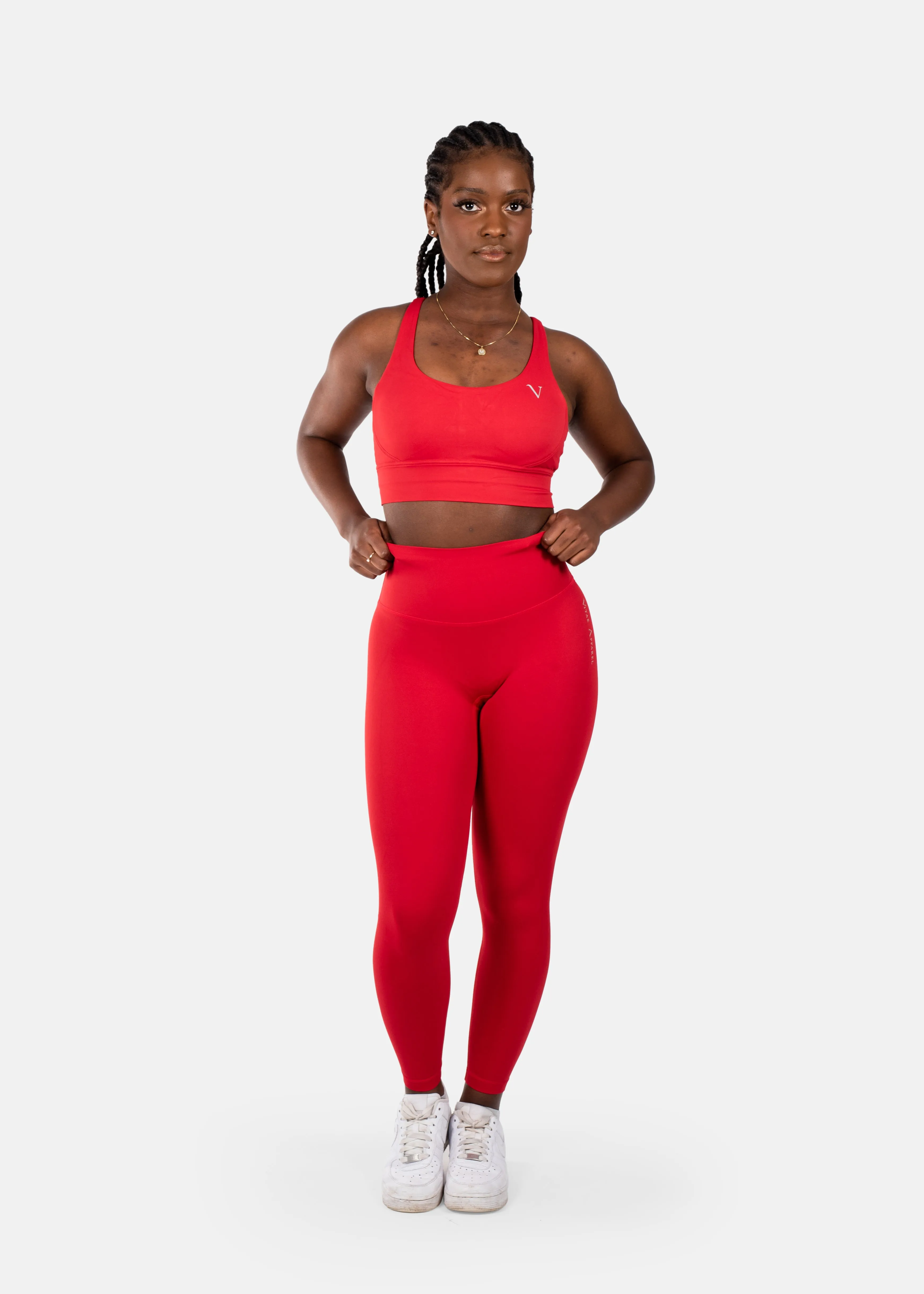 Ultra Flex Seamless Leggings Red