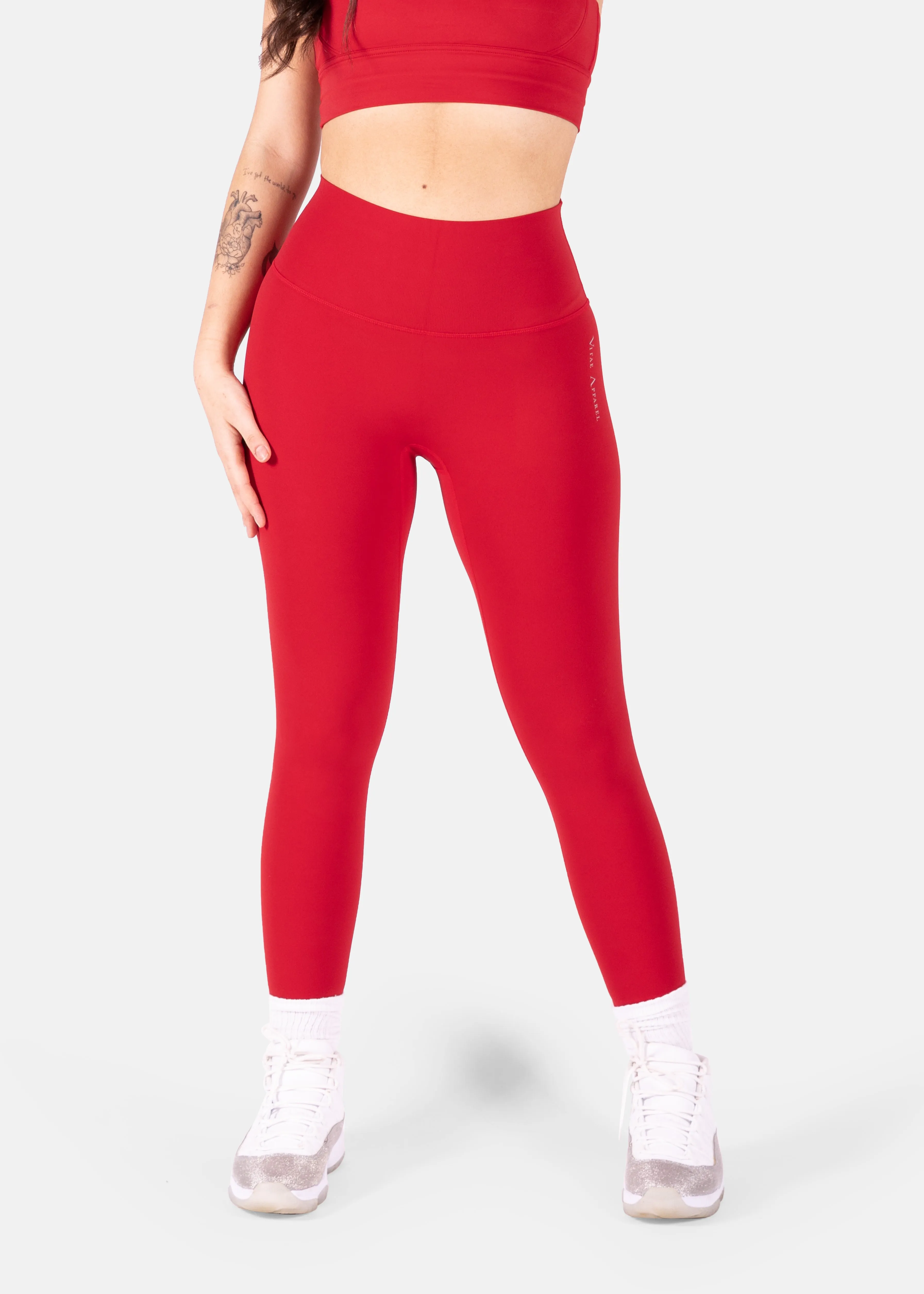 Ultra Flex Seamless Leggings Red