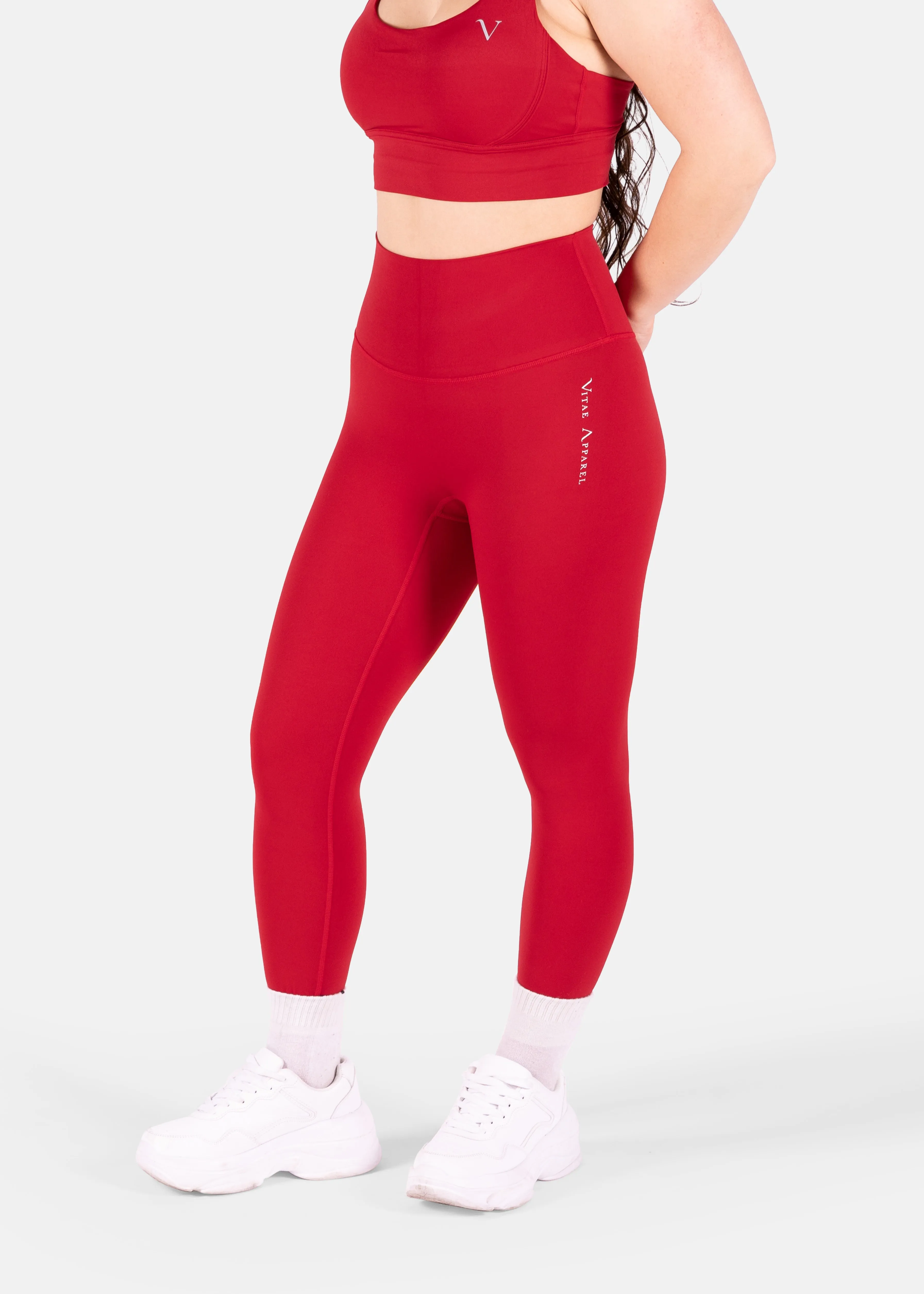 Ultra Flex Seamless Leggings Red