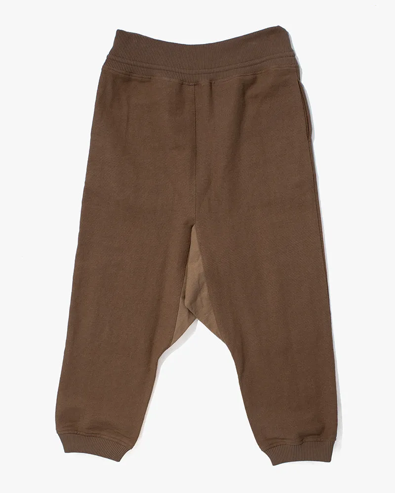 Wa-Modern Woven Drawstring Pants, Brown