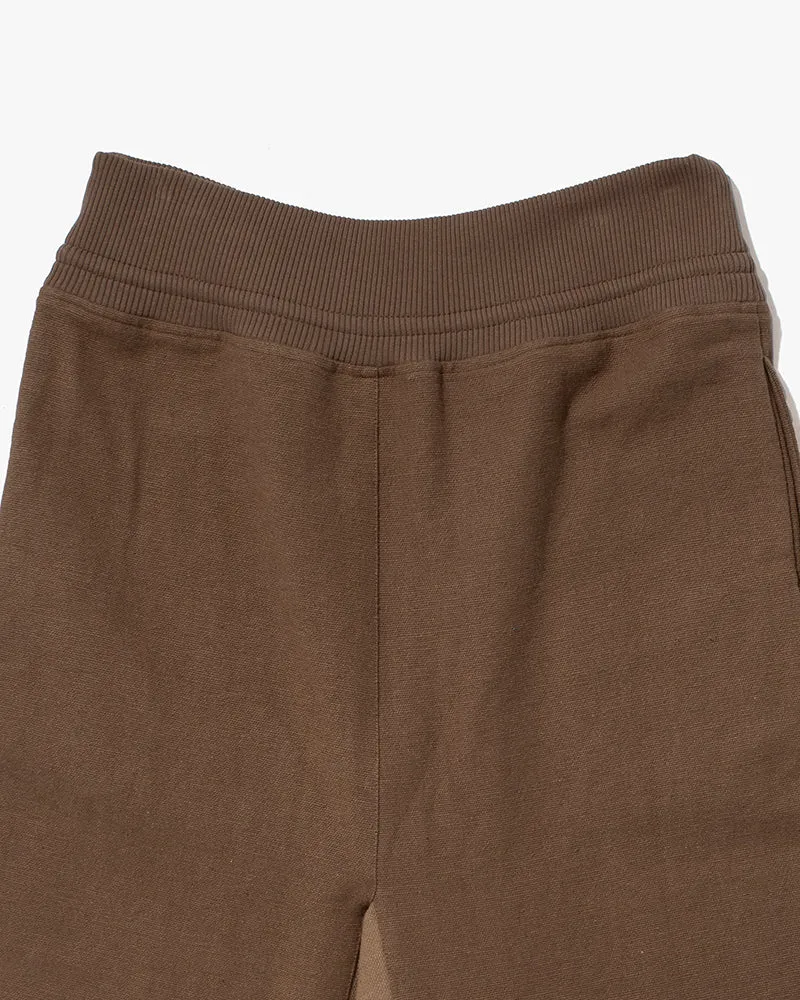 Wa-Modern Woven Drawstring Pants, Brown