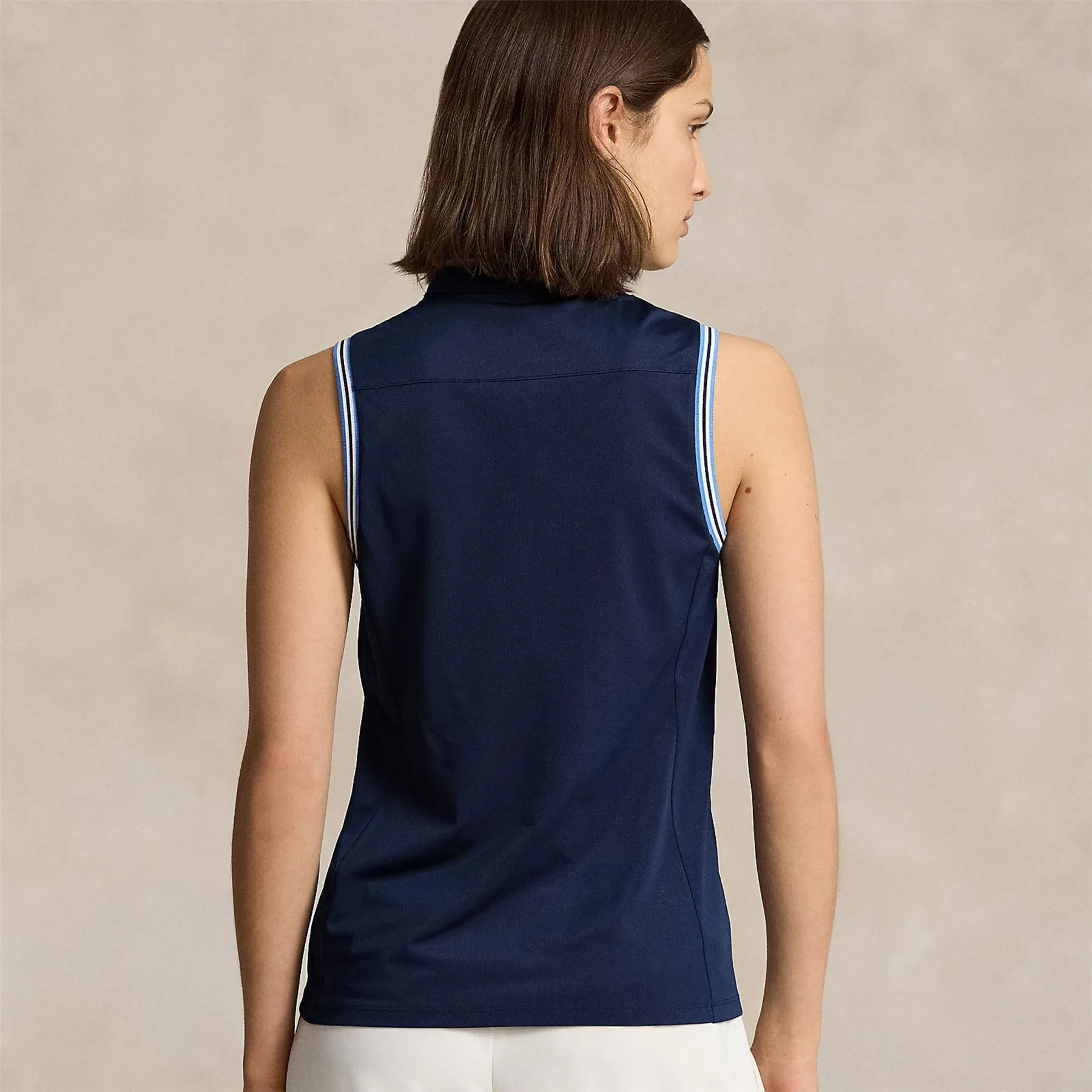 Womens Popover-Sleeveless Refined Navy/Summer Blue Multi - SS24